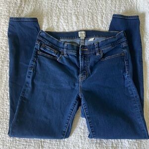 J.Crew 29/28 Skinny Jeans Dark Wash Denim